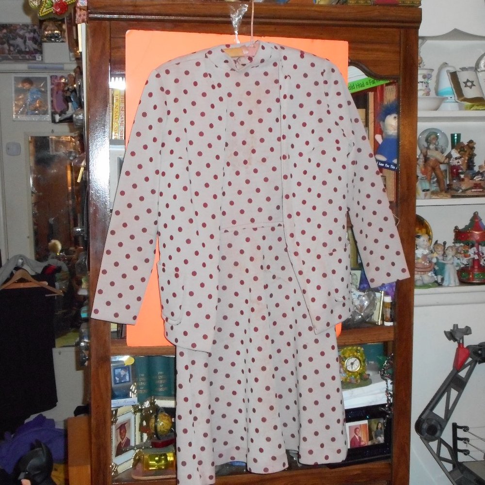 Pink & Red Polka Dot Dress